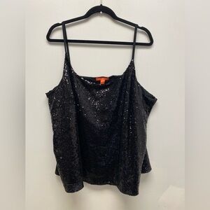 4 for $25 🍒 Joe Fresh Black Sequin Camisole Size 2x
